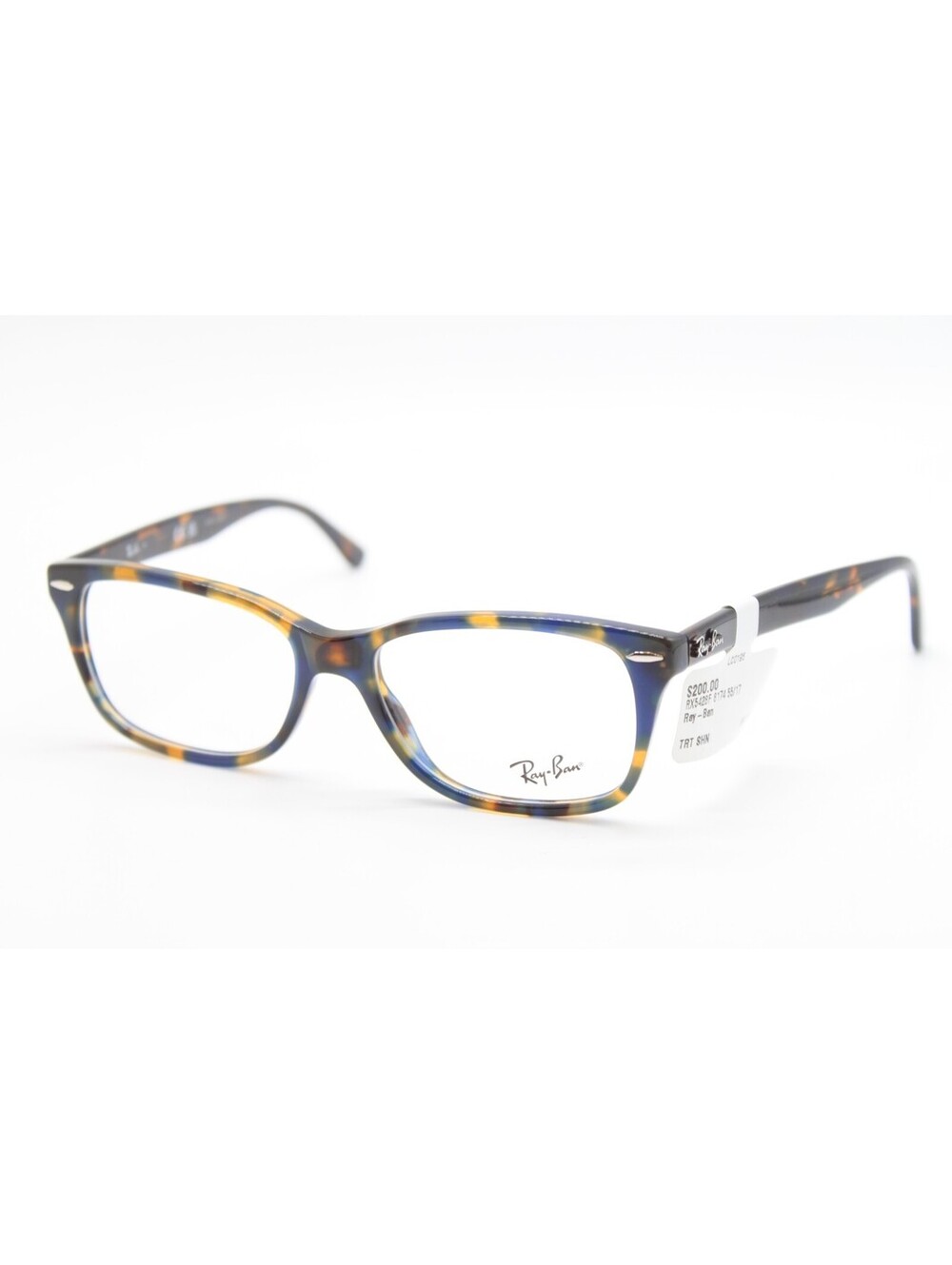 NEW RAY-BAN RB 5428 8174 BLUE TORTOISE AUTHENTIC EYEGLASSES 55-17